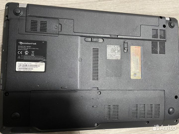 Packard bell new91 i5, озу 4, hdd320