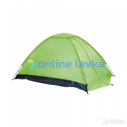 Палатка 3 места 1 слой Ecos Walk 2+ зеленая