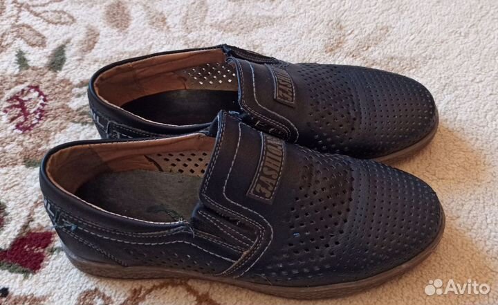 Туфли кожанные