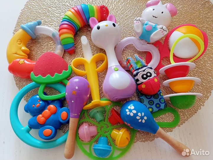 Грызунки, погремушки, игрушки