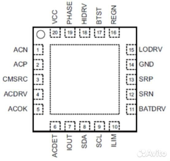 Микросхема BQ24738rgrr