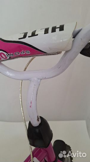 Детский двухколесный велосипед 6012-1 розовый