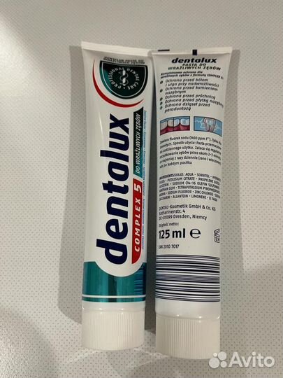 Зубная паста dentolux из Польши