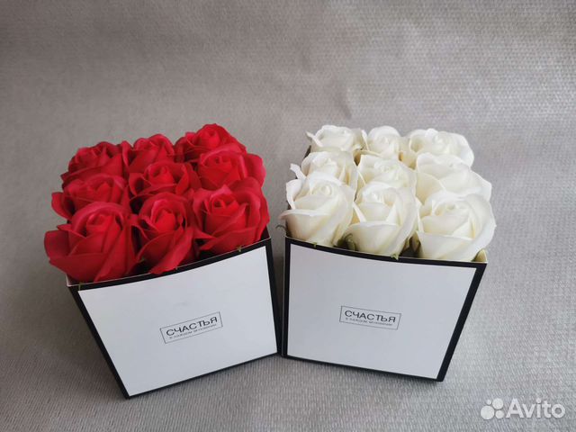Розы в коробке