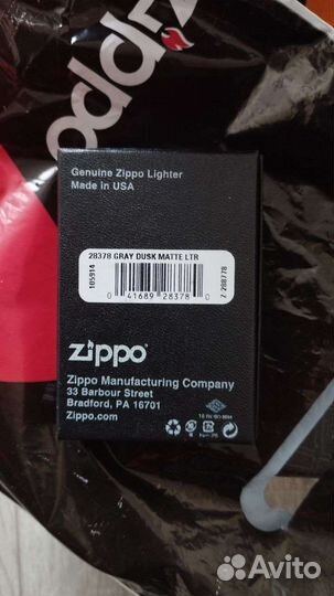 Zippo gray dusk оригинал