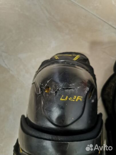 Щитки хоккейные детские Bauer Mx3 р-р. 11