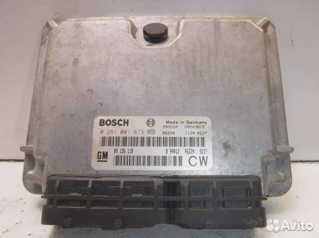 Блок управления двигателем Opel Vectra B X20DTH