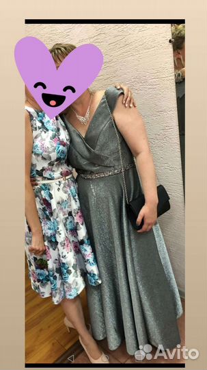 Вечернее платье 48 размер бу