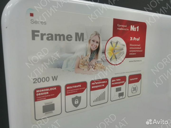 Конвектор электрический Thermex Frame М 1-2 кВт