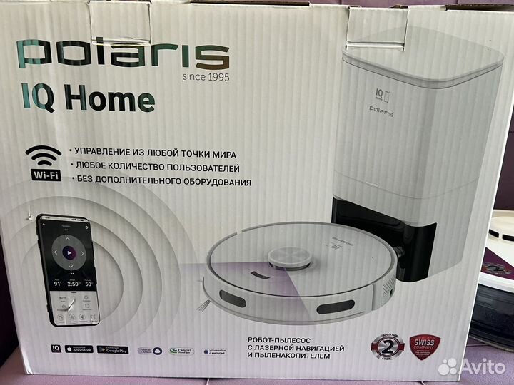 Робот пылесос polaris iq home