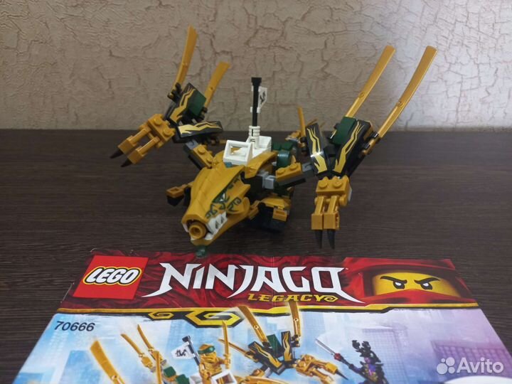 Lego Ninjago дракон из набора 70666