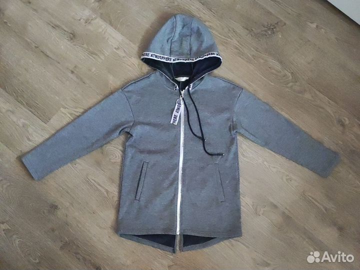 Толстовка на молнии с капюшоном