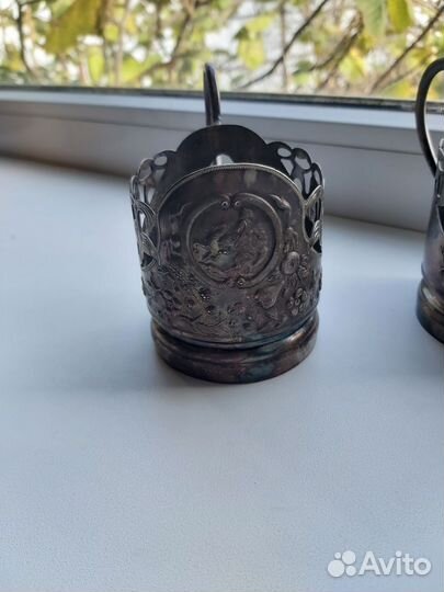 Подстаканник серебро СССР