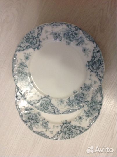 Английское антикварное блюдо 19 век