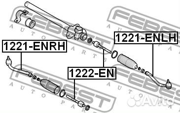 Febest 1221-enlh Наконечник рулевой тяги hyundai I