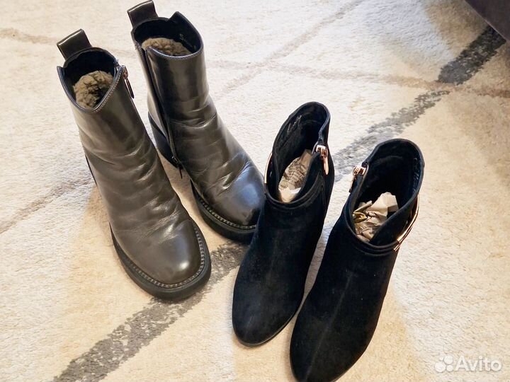 Ботильоны натуральная кожа размер 35