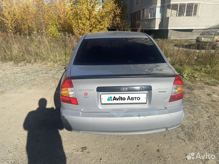 Hyundai Accent 1.5 МТ, 2005, 203 000 км