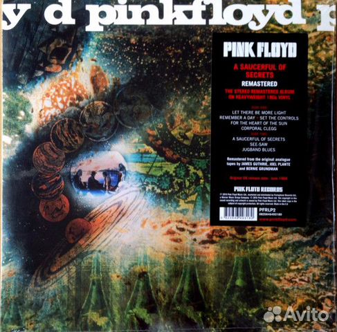 Виниловая пластинка Pink Floyd A saucerful OF secr