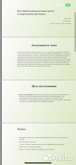 Итоговый проект по истории