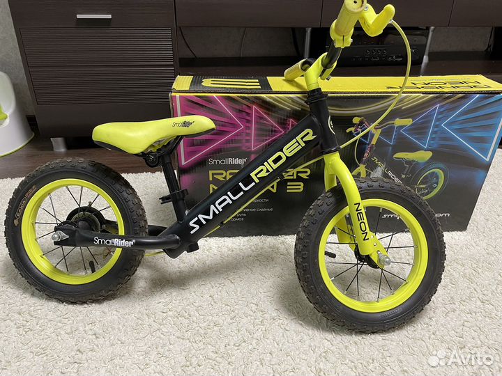 Беговел small rider Neon