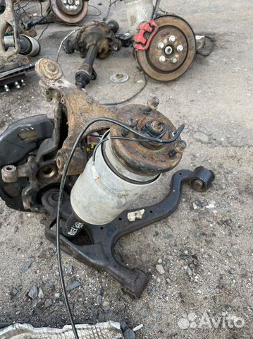 Пневмобаллоны в стойку, ленд ровер спорт 11г