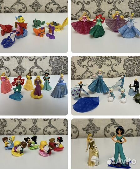 Игрушки киндер принцессы disney холодное сердце