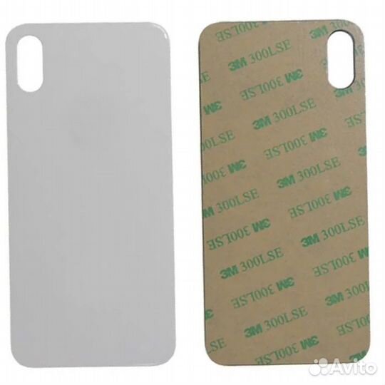 Задняя крышка Apple iPhone X Бел. (стекло