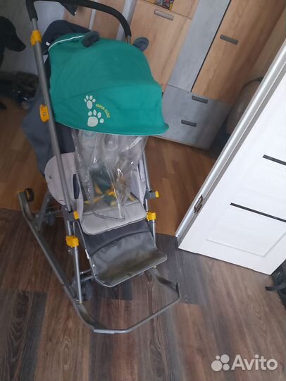 Детские санки коляска