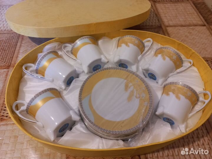 Кофейный сервиз на 6 персон