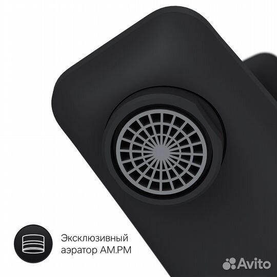 Смеситель для ванны и душа AM.PM Gem F90A10022 чер