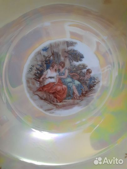 2 суповые тарелки из сервиза Мадонна ГДР