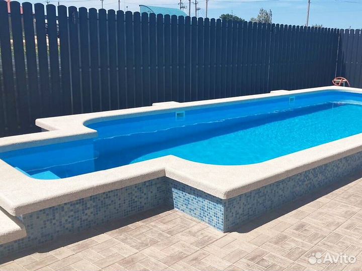 Бассейн 7х3 из пластика