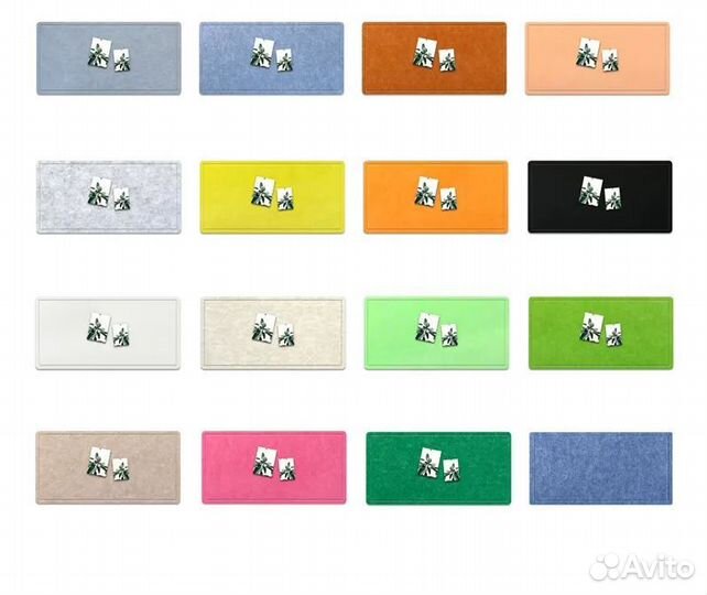 Мудборд детский доска желаний акустический фетр