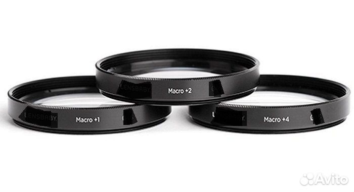 Набор макрофильтров +1, +2, +4 (55 мм) макролинзы