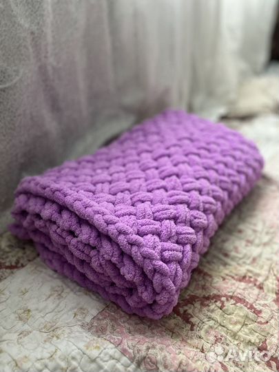 Плед детский плюшевый