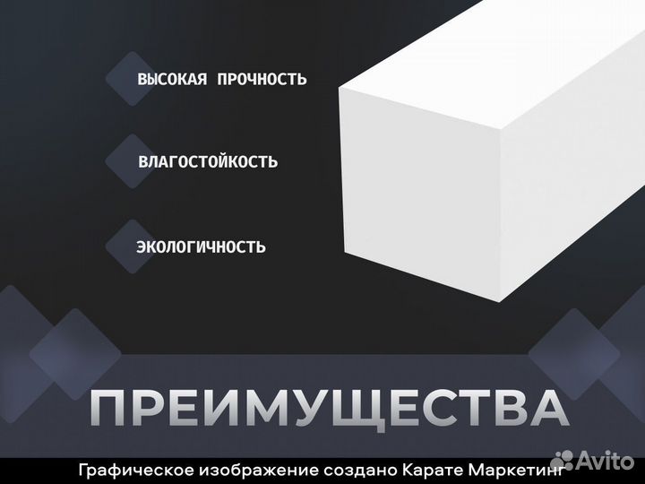 Газоблок пораблок с пазом