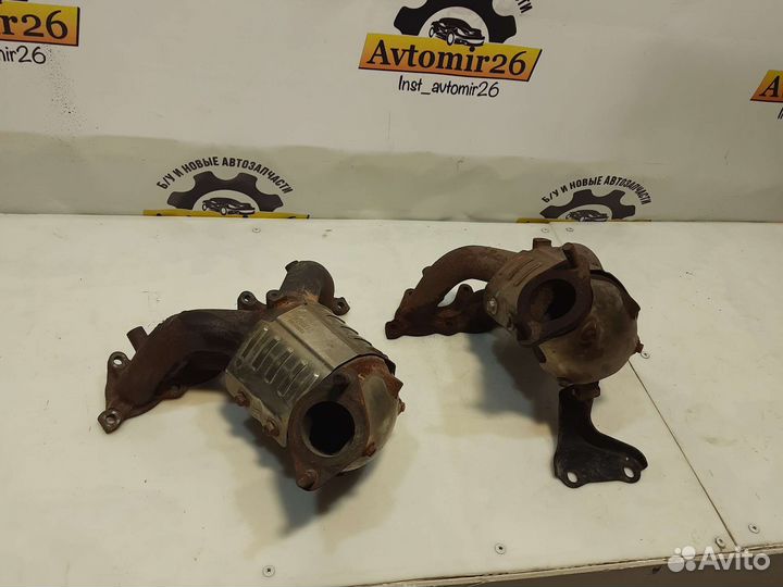 Выпускной коллектор катализатор Solaris Rio