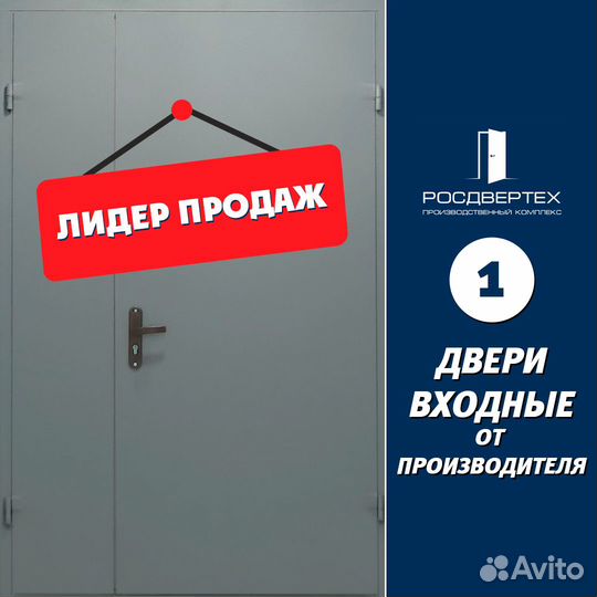 Тамбурная входная металлическая дверь