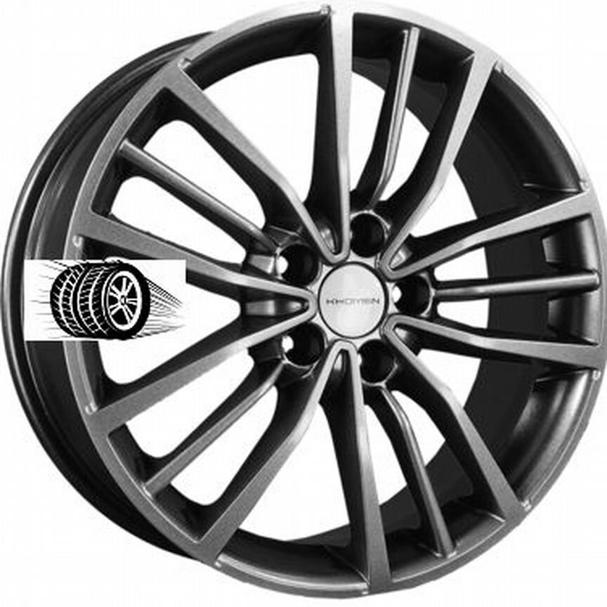 Литые диски Khomen Wheels 7×R18 5×114.3