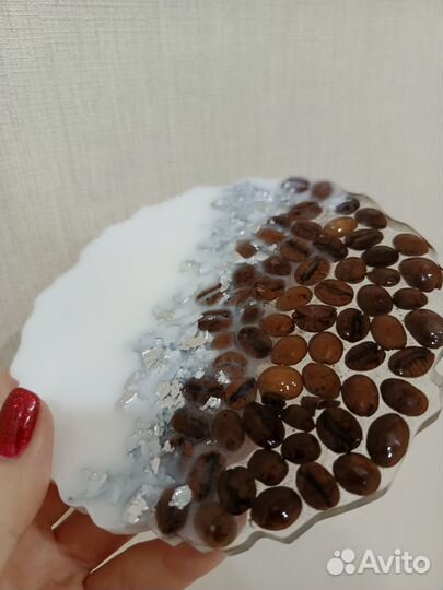 Подстаканник подставка из эпоксидной смолы