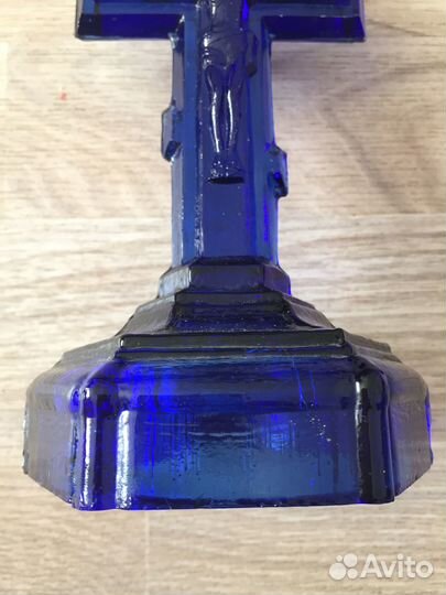 Крест церковный цветное стекло