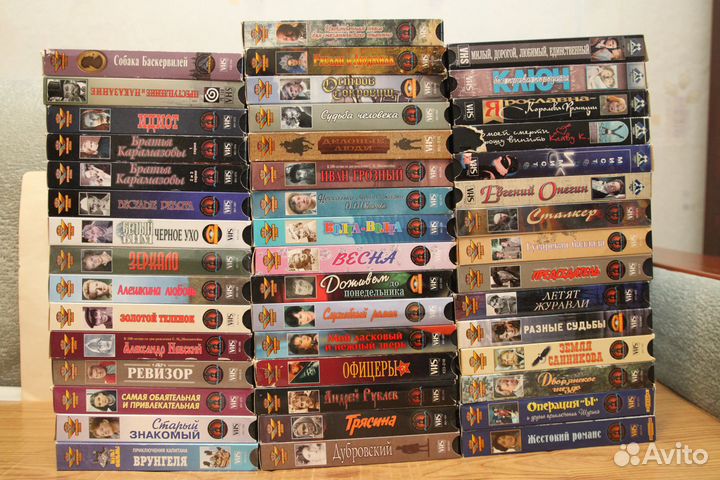 Отличная коллекция Советских шедевров на vhs 136шт
