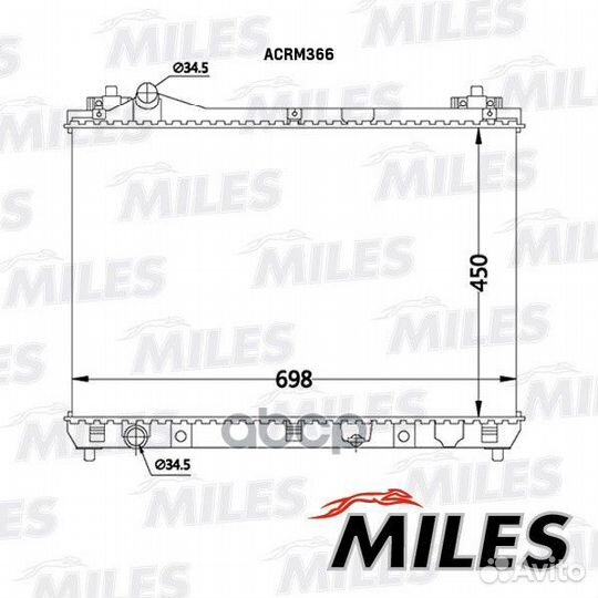 Радиатор suzuki grand vitara 2.0/2.4 M/T (мех