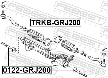 Пыльник рулевой рейки toyota land cruiser