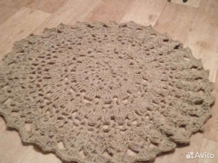 Коврик из джута