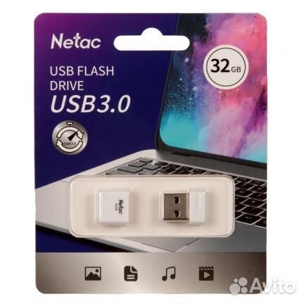 Флеш-накопитель (флешка) 32Gb Netac USB 3.0 NT03U1