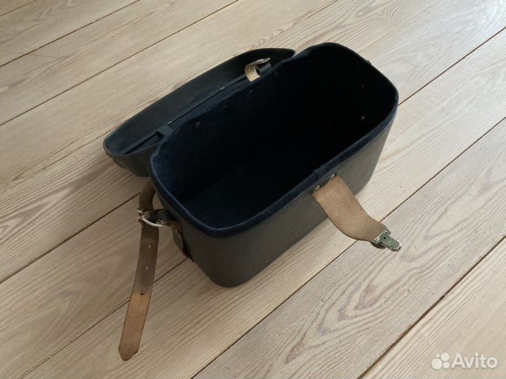 Фотосумка кожаная, старинная (Германия)