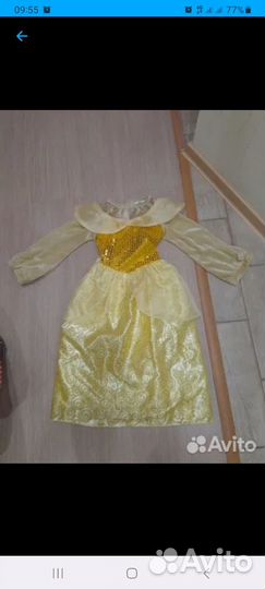 Костюм снежинки с ободком подойдет на рост 104-110