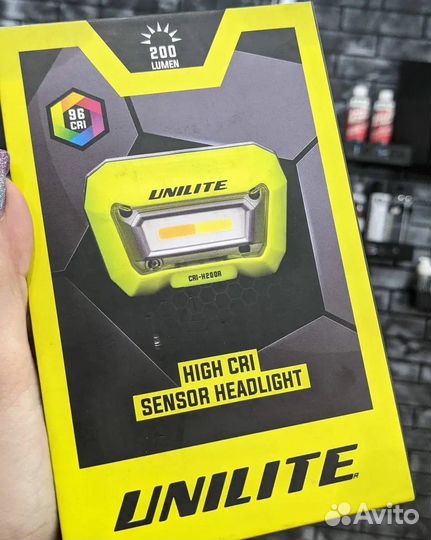 Налобный фонарь Unilite CRI-200R Детейлинг