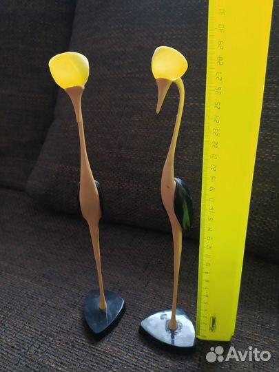 Статуэтка СССР журавль пластик